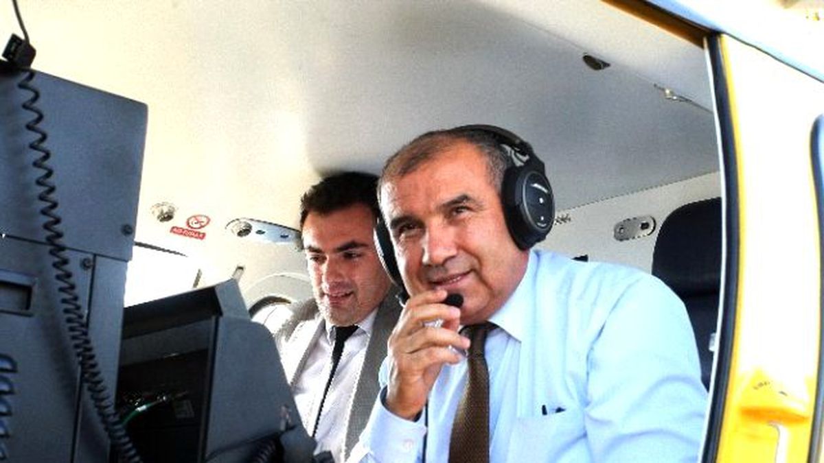 Bakan Alaboyun\'dan Enerji Hatlarına Helikopterli Denetim