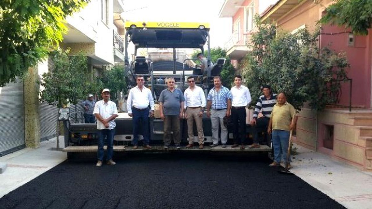 Germencik Belediyesi\'nden Bayram Öncesi Asfalt Hamlesi