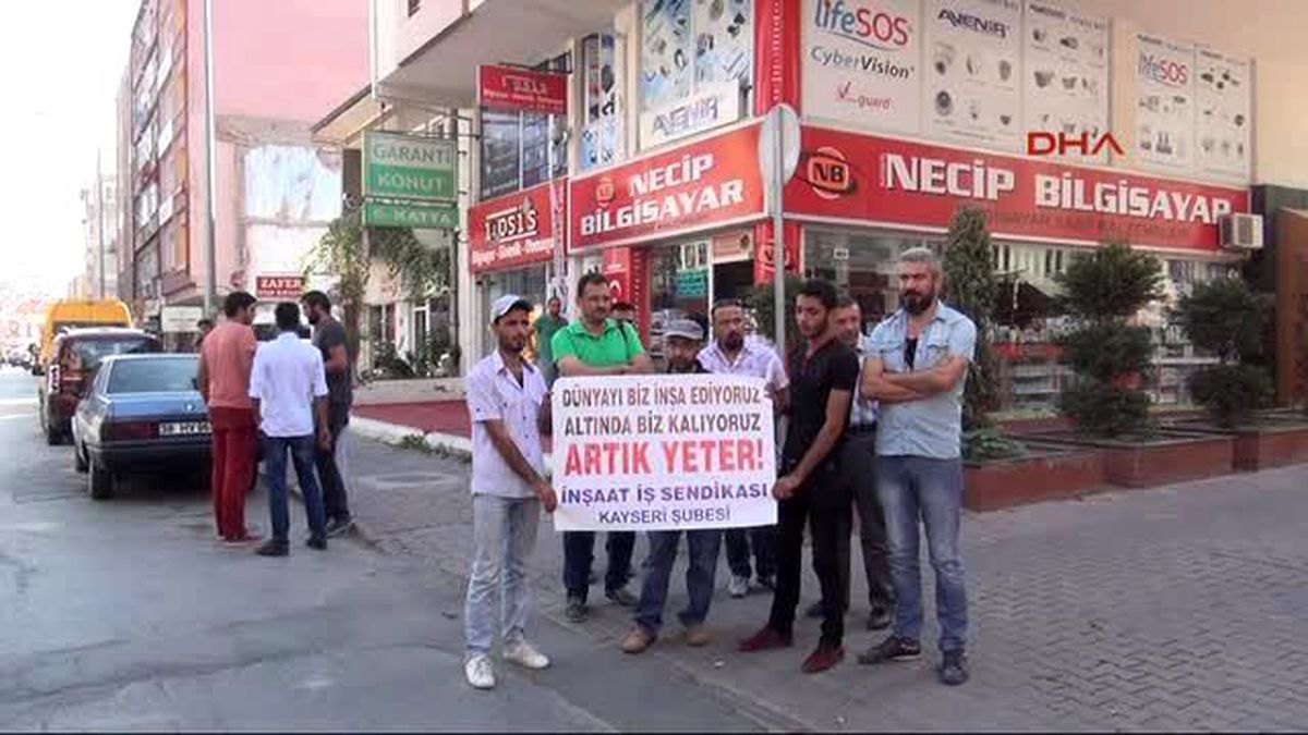 Kayseri İşçilerden ?ücret? Eylemi