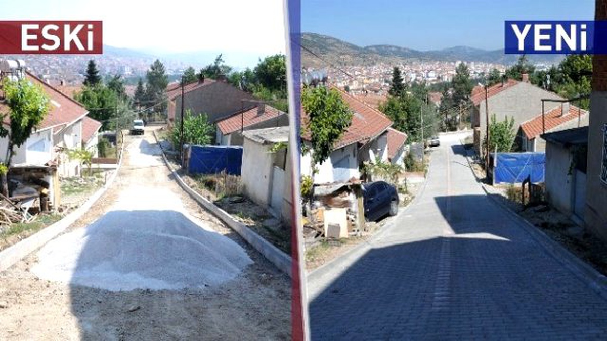 Yediler Mahallesi\'nde Yol ve Kaldırım Yenileme Çalışmaları Tamamlanıyor