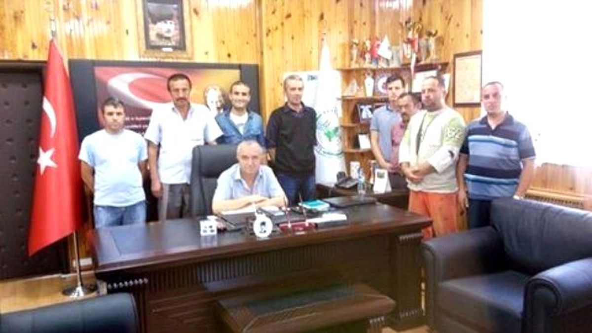 Başkan Taş\'tan Taşeron İşçilere Bayram Sürprizi