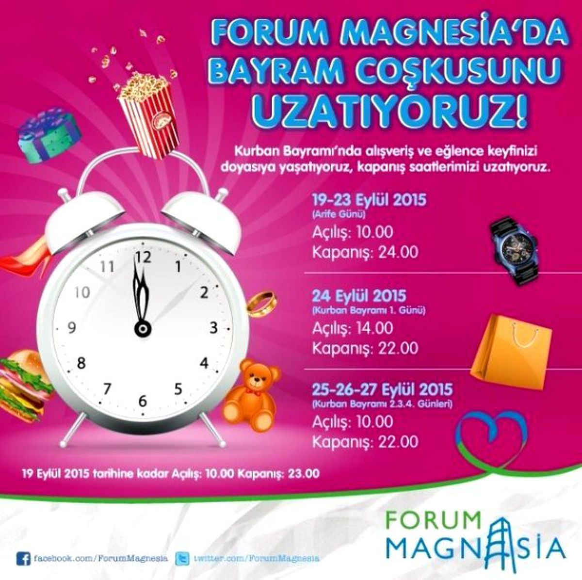 Bayram Coşkusu Forum Magnesia\'da Uzadı