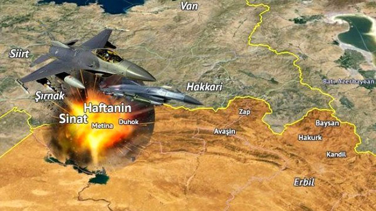 TSK, Kuzey Irak'taki PKK Hedeflerini Bombaladı