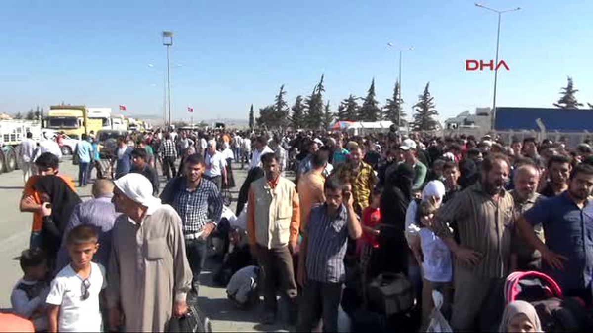 Kilis Suriyeliler Bayram İçin Ülkelerine Gidiyor