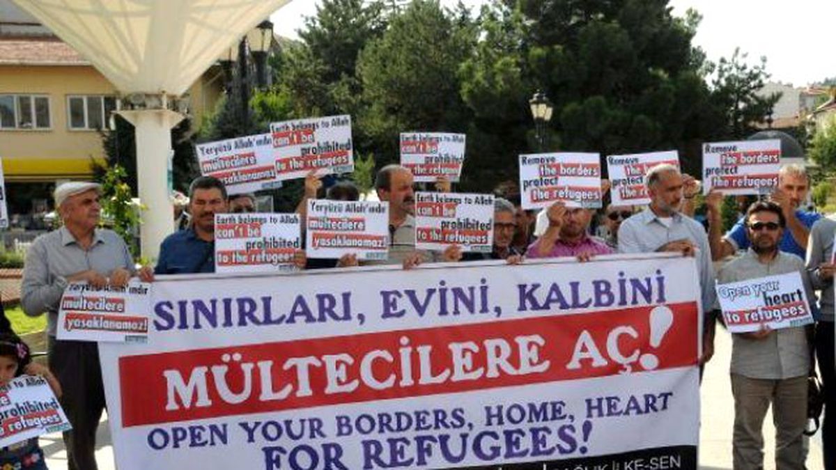 Tokat\'ta \'Mültecilere Destek\' Çağrısı