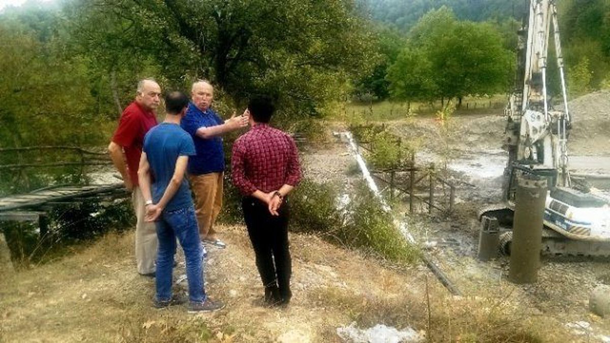 Ulus\'ta Köprü Yapım Çalışmaları Devam Ediyor