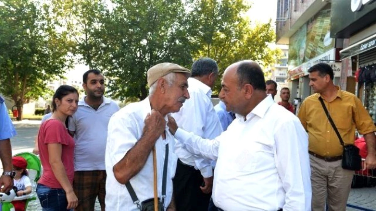 Başkan Arslan Esnafla Bayramlaştı