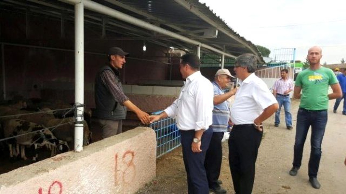 Başkan Bakıcı Hayvan Pazarını Ziyaret Etti