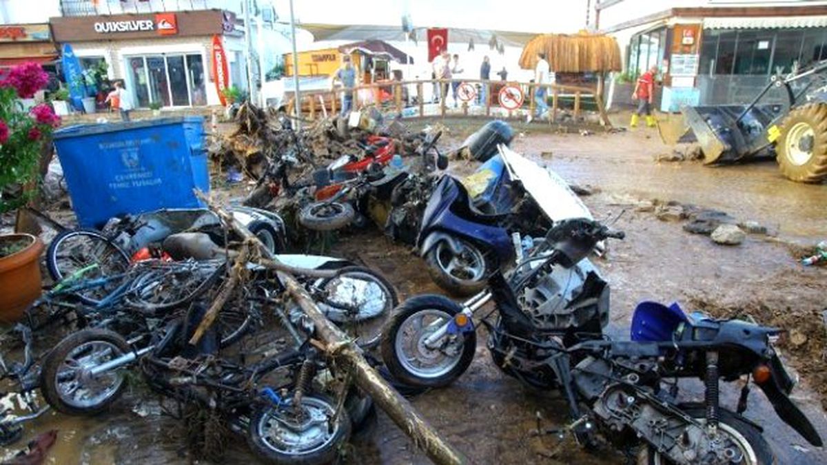 Bodrum Sel Sonrası Tanınmaz Halde