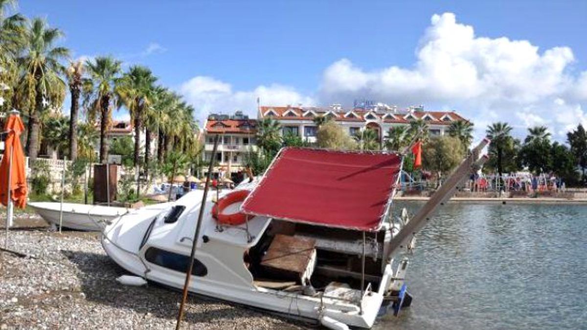 Datça\'da Lodosun İzleri Siliniyor