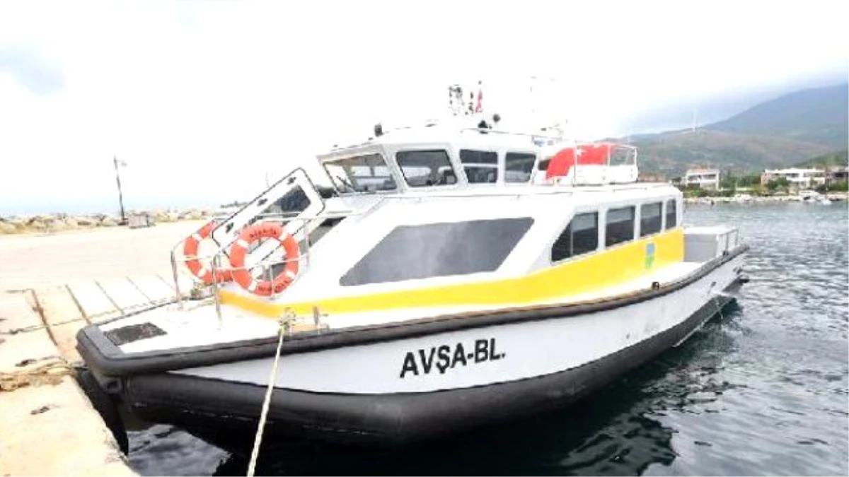 Erdek\'ten Marmara ve Avşa Adalarına Deniz Taksi Seferleri Başladı