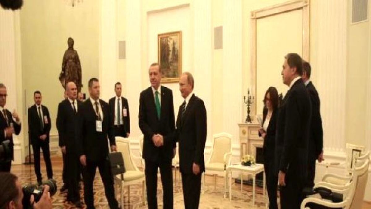 Erdoğan, Putin ile Görüştü