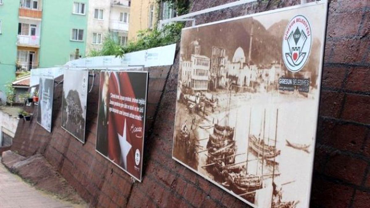 Giresun Sokaklarını Tablolar Süslüyor