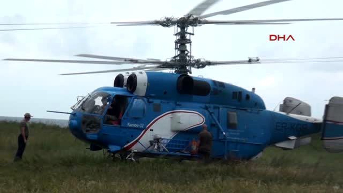 Giresun Ukrayna Helikopteri 8 Gün Sonra Uçabildi