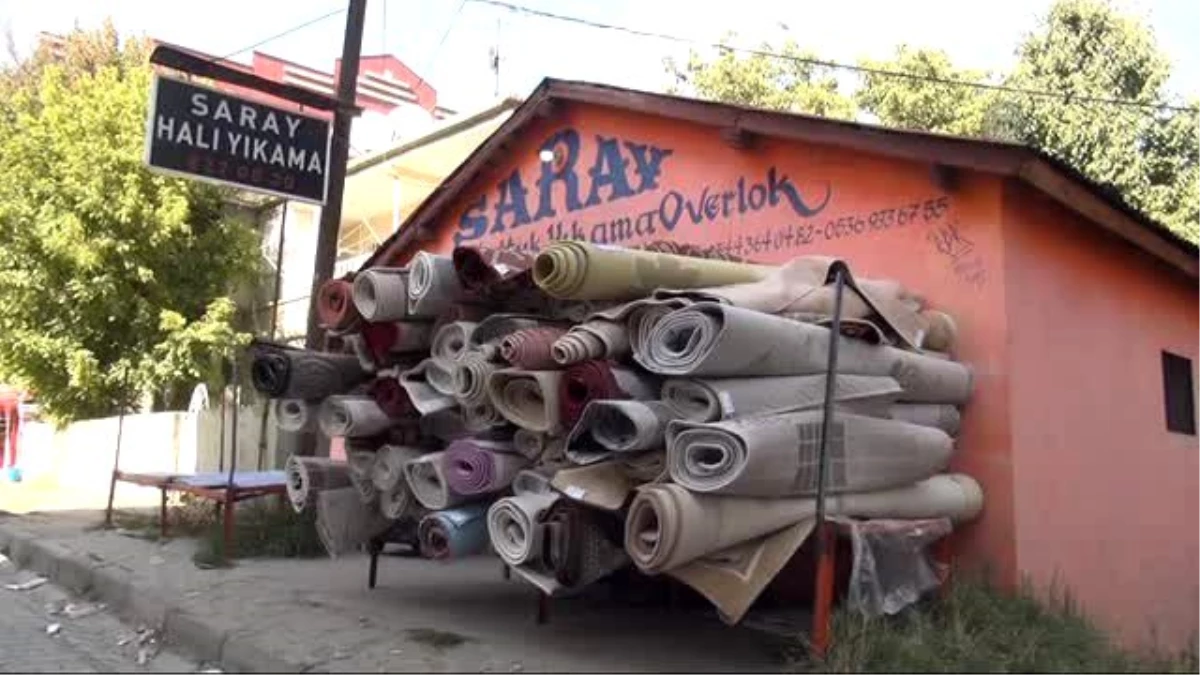 Halı Yıkamacılarda Bayram Yoğunluğu