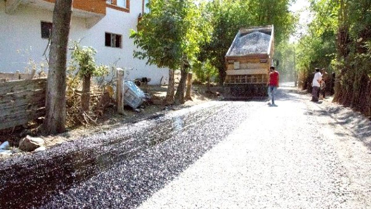 Kamala ve Eski Etebek Yolu Asfaltlandı