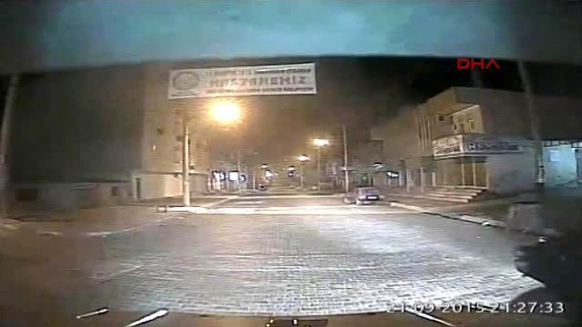 Nusaybin Bomba Yüklü Aracın Patlama Anı Kamerada