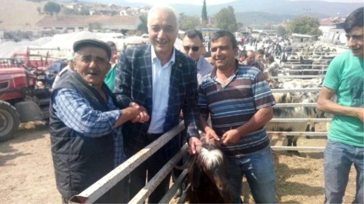 Orhaneli Belediye Başkanı İrfan Tatlıoğlu, Kurban Pazarındaki Son Durumu İnceledi