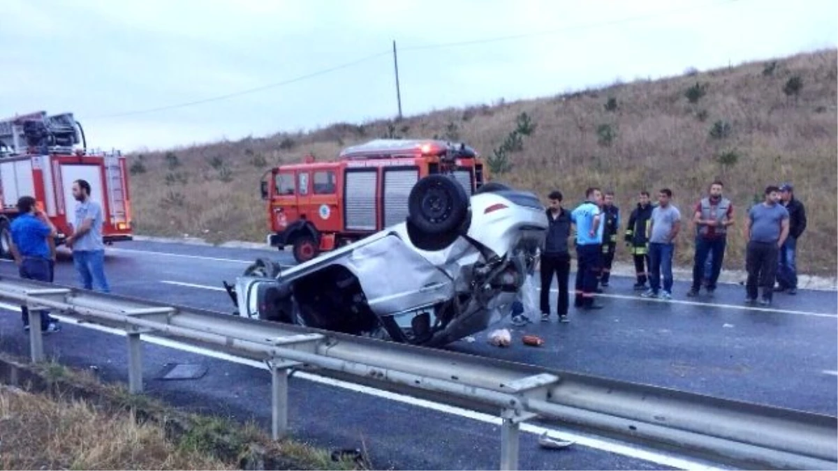 Çerkezköy Yolunda Trafik Kazası: 1 Ölü, 4 Yaralı