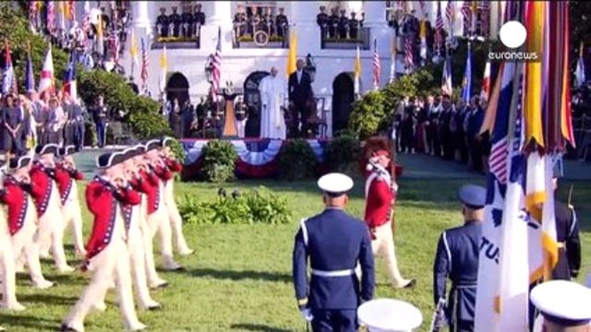 Papa Beyaz Saray\'da Amerikalılara Seslendi