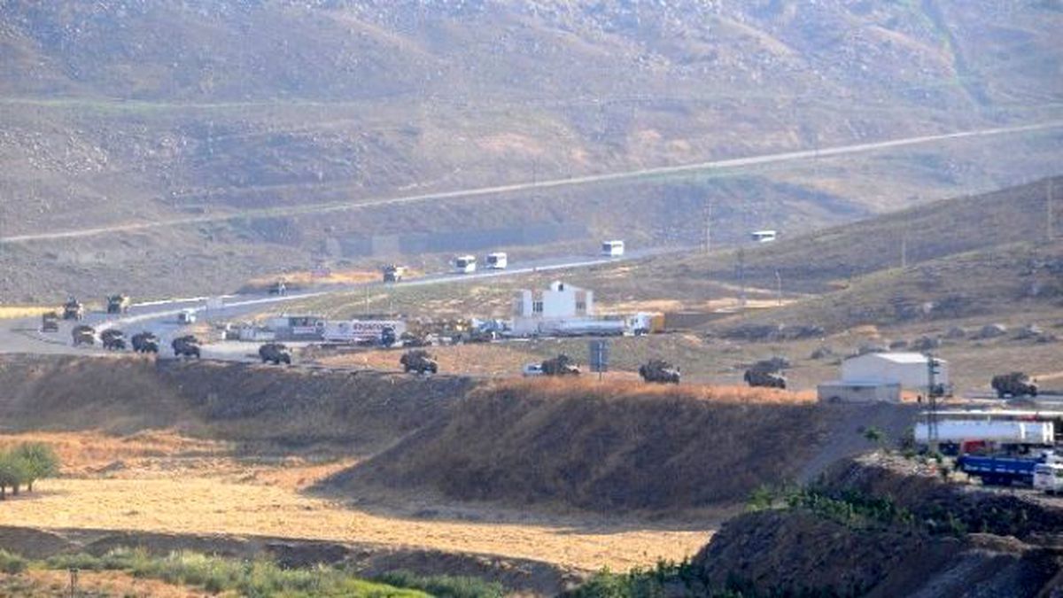 Şırnak\'a 200 Araçlık Askeri Sevkiyat