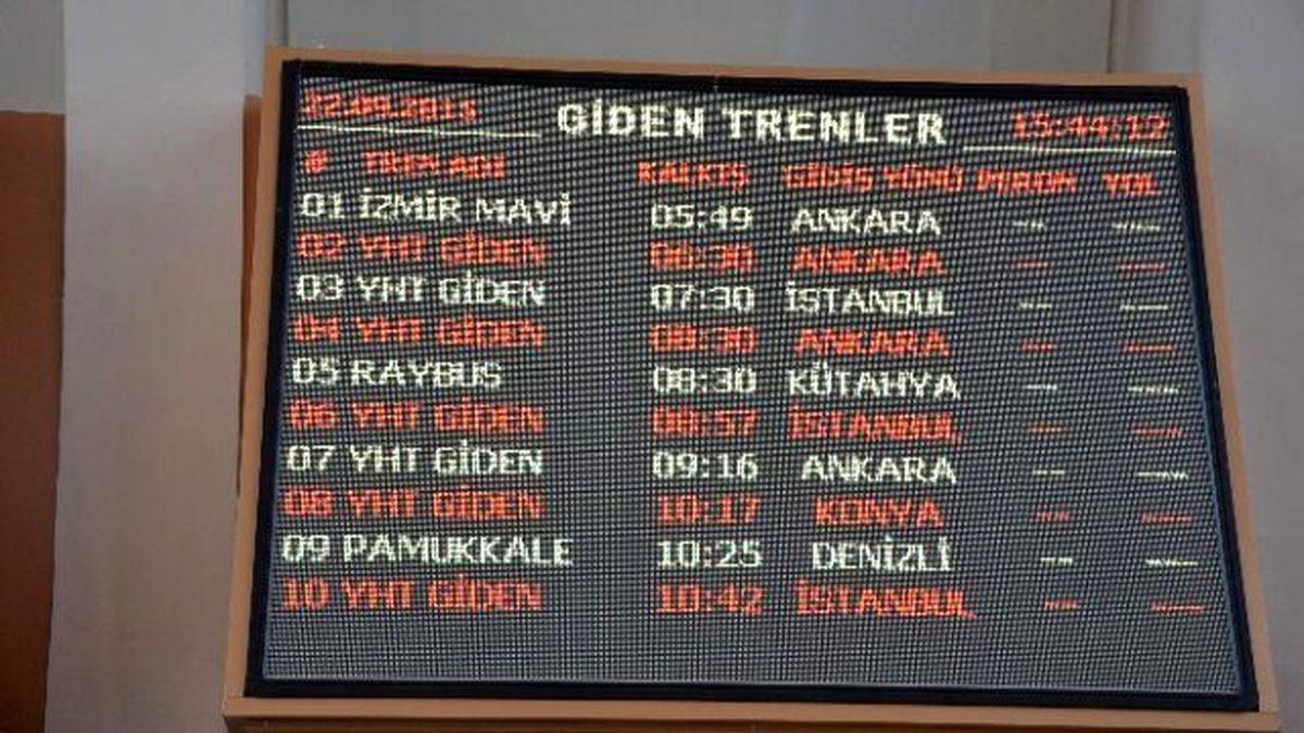 Yht Seferlerinde Bayram Bereketi