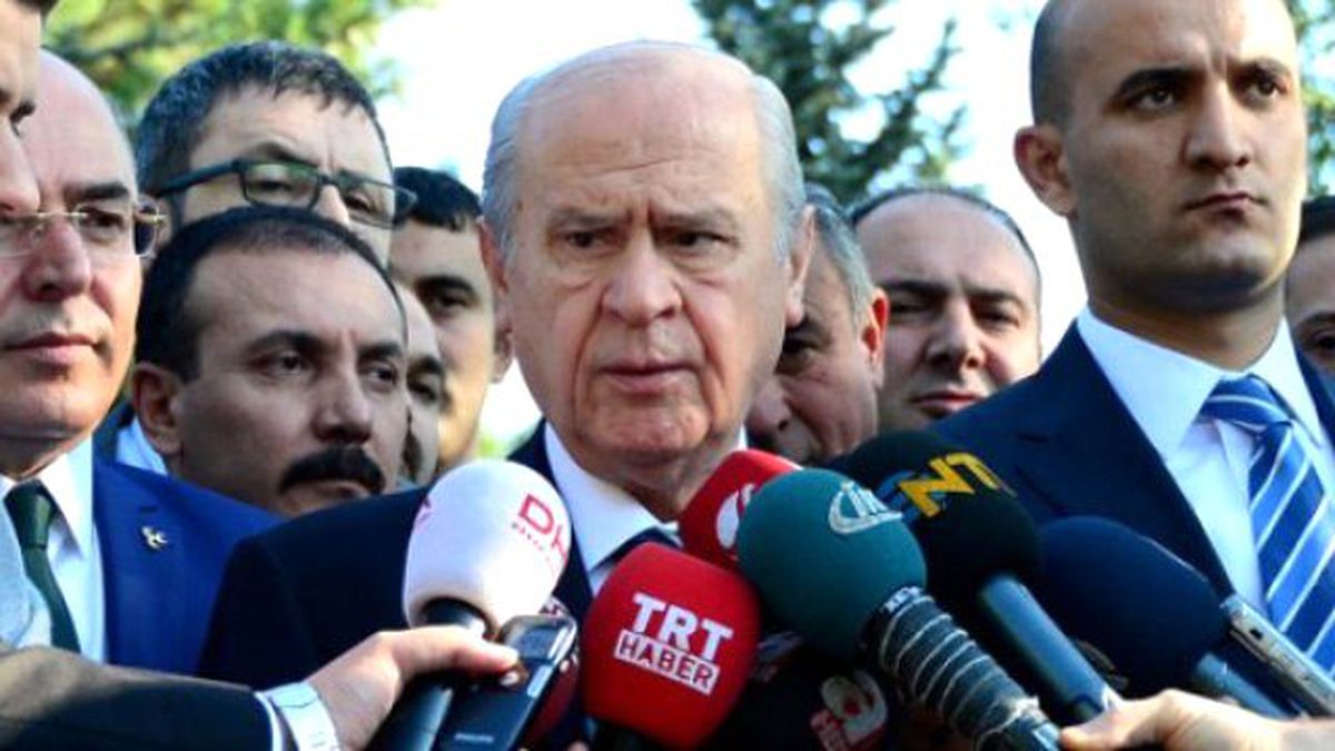 Bahçeli: Cumhurbaşkanı'nın Sonu Felaket