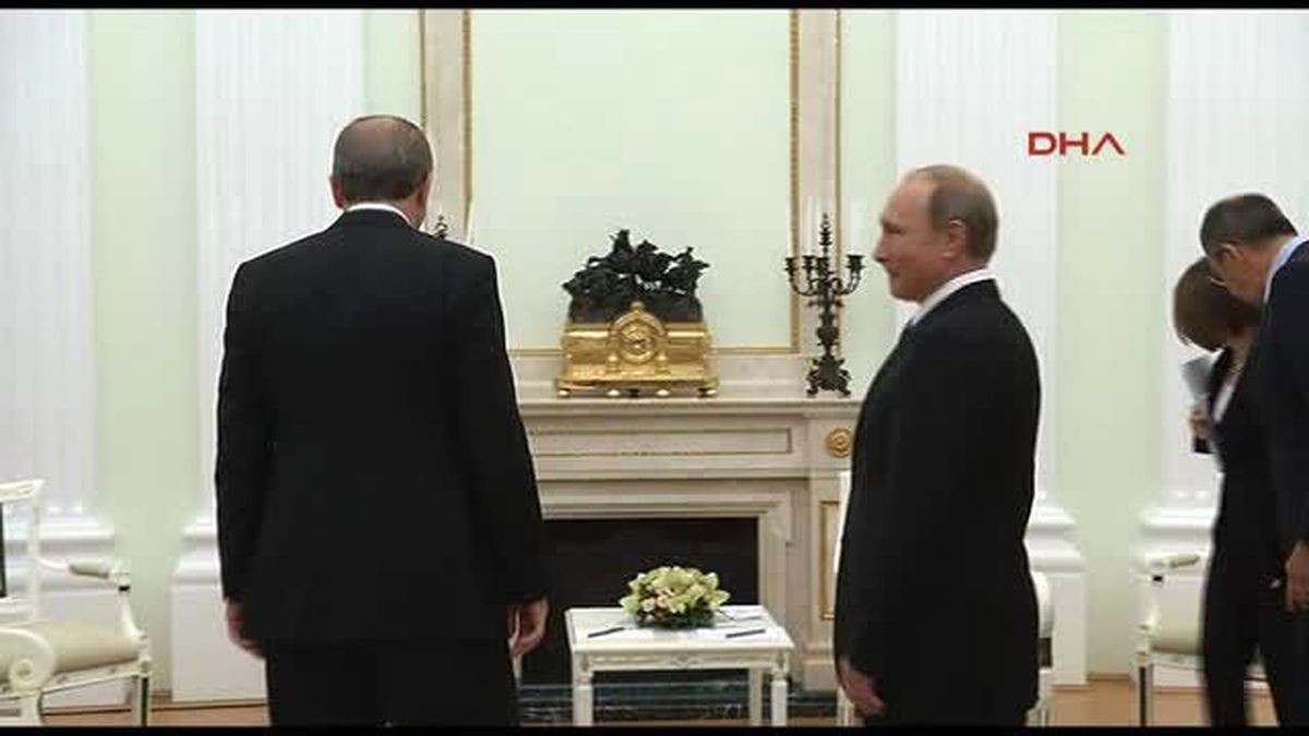 Erdoğan ile Putin, Suriye\'yi Görüştü