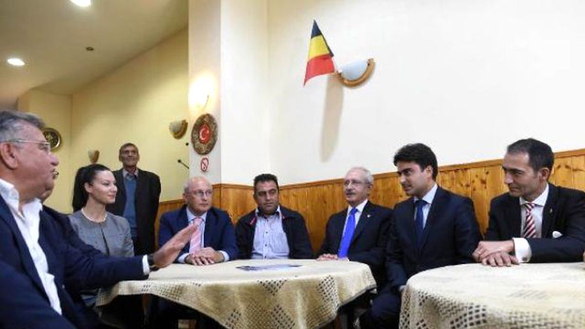 Kılıçdaroğlu Brüksel\'de Türk Esnafı Ziyaret Etti