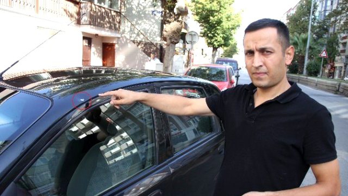 Maganda Kurşunu Seyir Halindeki Otomobile İsabet Etti
