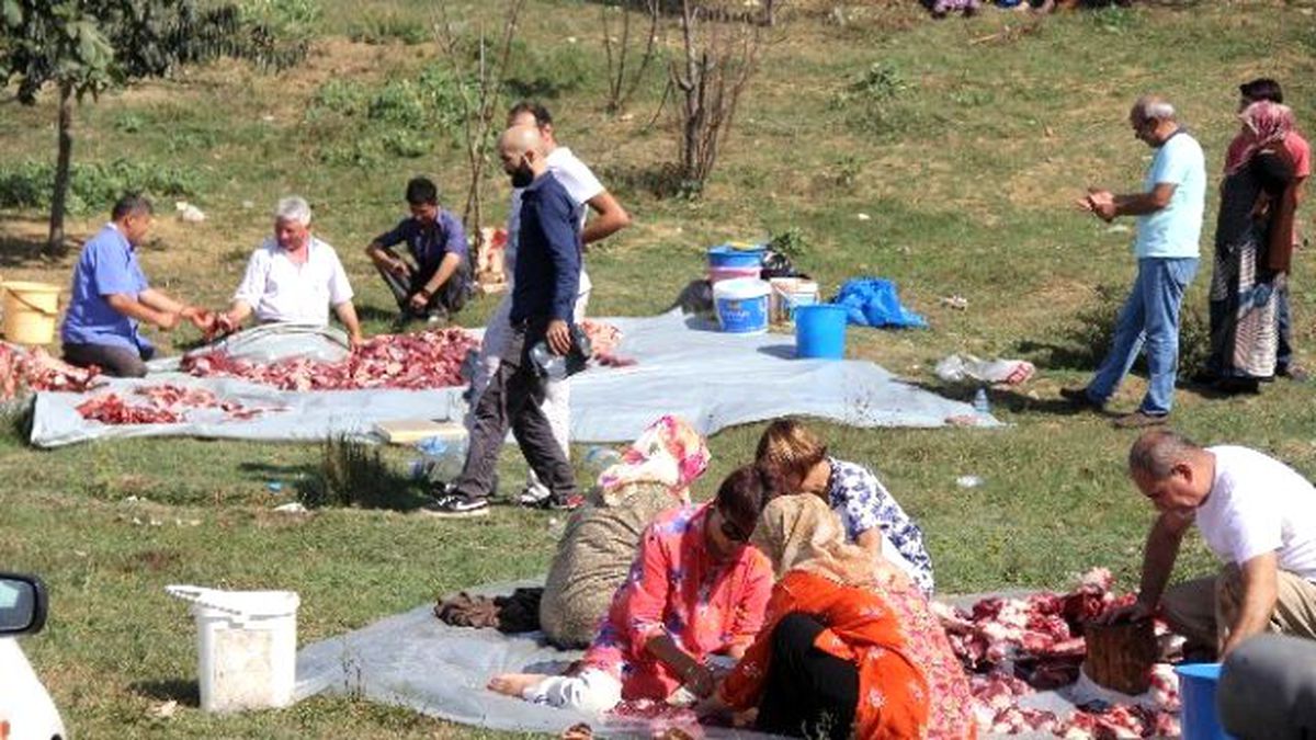 Samsun\'da Kurban Manzaraları