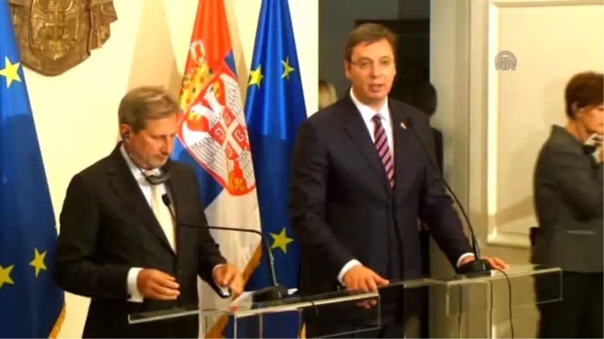 AB Komisyonu Üyesi Hahn, Sırbistan\'da