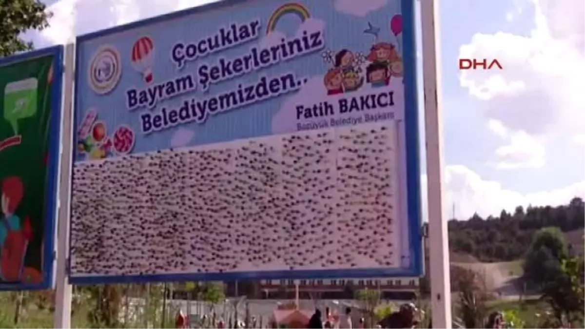 Bilecik Çocukların Bayram Şekeri Billboardlarda