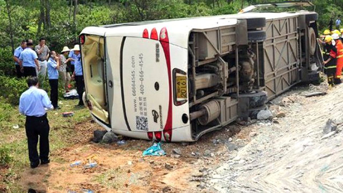 Çin'de Trafik Kazası: 21 Ölü