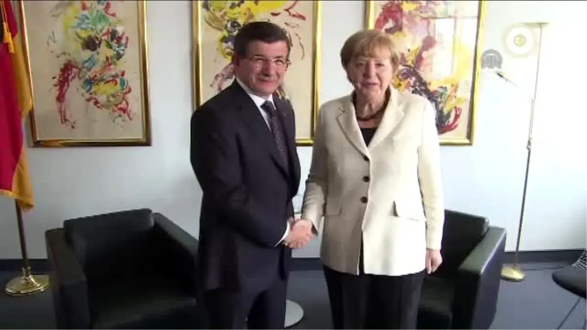 Davutoğlu - Merkel Görüşmesi - New