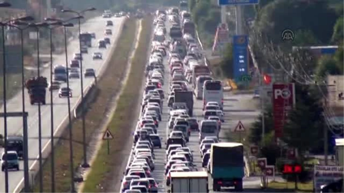 Kırıkkale-Ankara Karayolunda Trafik Yoğunluğu
