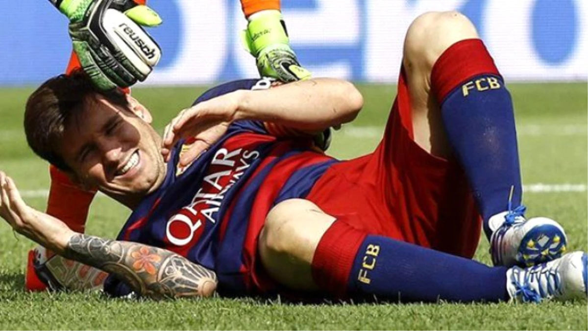 Messi, Las Palmas Maçında Sakatlandı