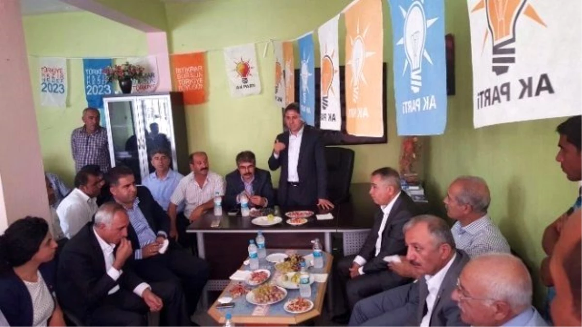 AK Parti Heyeti Tut İlçe Teşkilatıyla Bayramlaştı