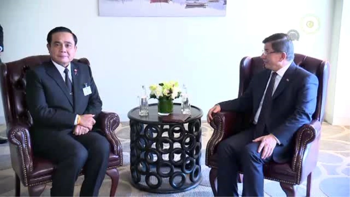 Başbakan Davutoğlu, Taylandlı Mevkidaşı Prayut Chan-ocha ile Görüştü - New