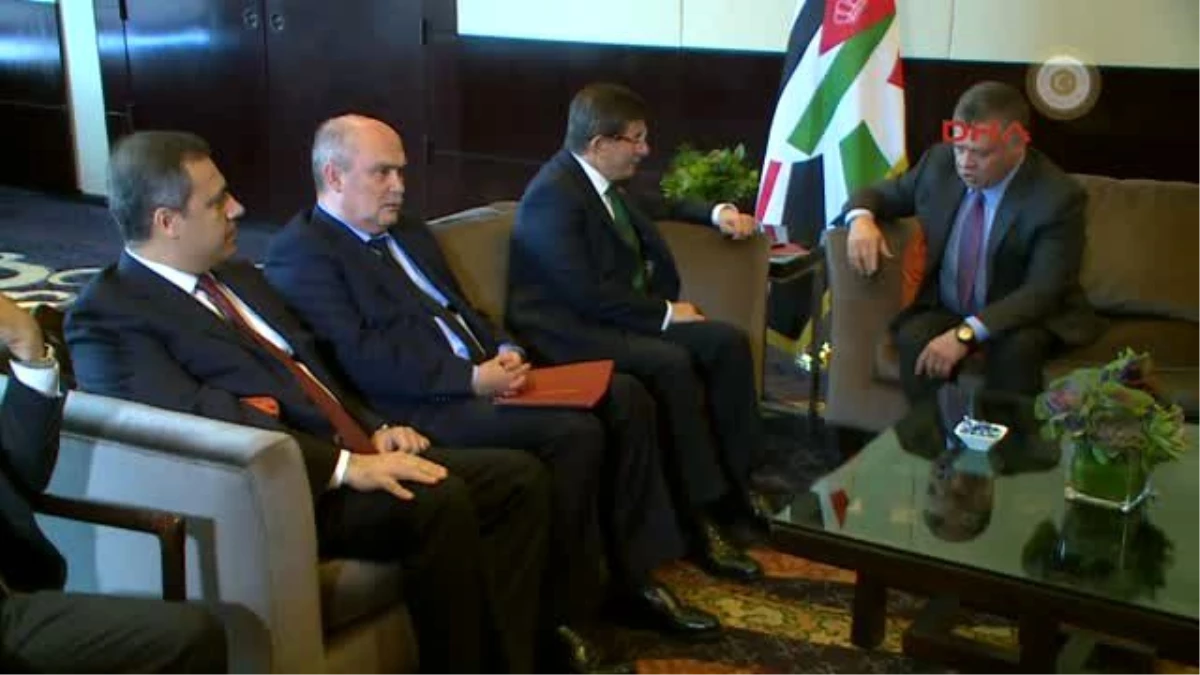 Başbakan Davutoğlu Ürdün Kralı Iı. Abdullah ile Görüştü
