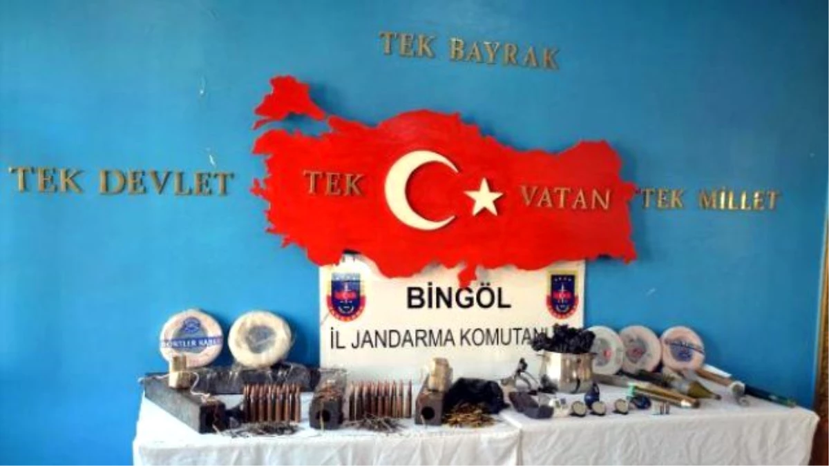 Bingöl\'de PKK Sığınaklarında Patlayıcılar Ele Geçti