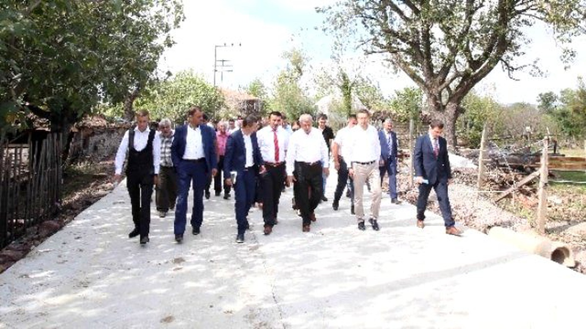 Kocaeli Büyükşehir\'den Köylere Beton Yol