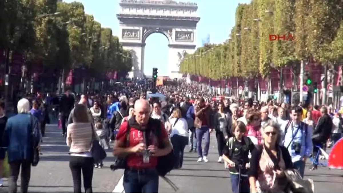 Paris?te İlk Arabasız Serbest Gün Heyecanı