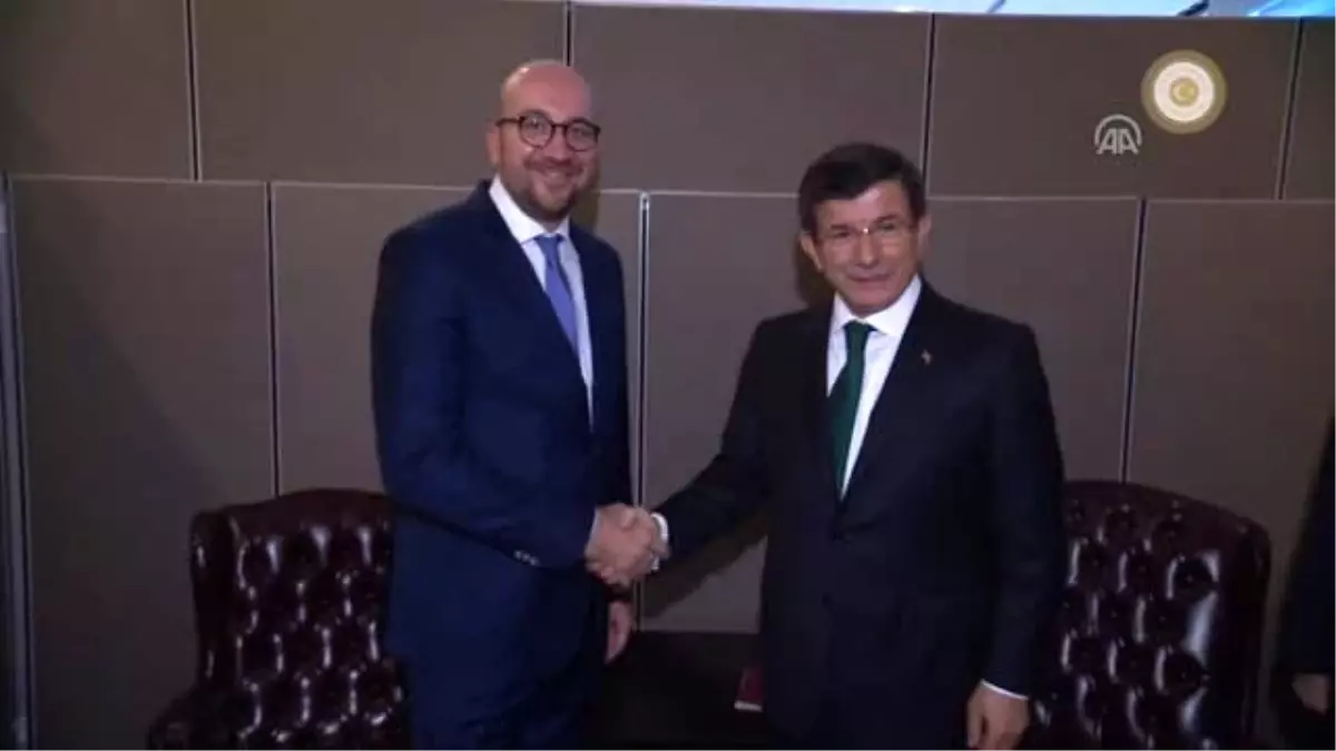 Başbakan Ahmet Davutoğlu, Belçika Başbakanı Michel ile Görüştü - New