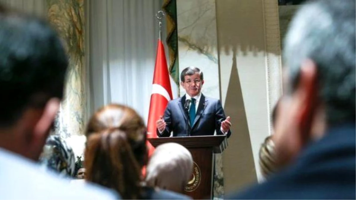 Davutoğlu Türkiye\'ye Dönük İçeride Bir Terör Var Ama Dışarıda Bir Başka Terör Var, Algı Terörü Var