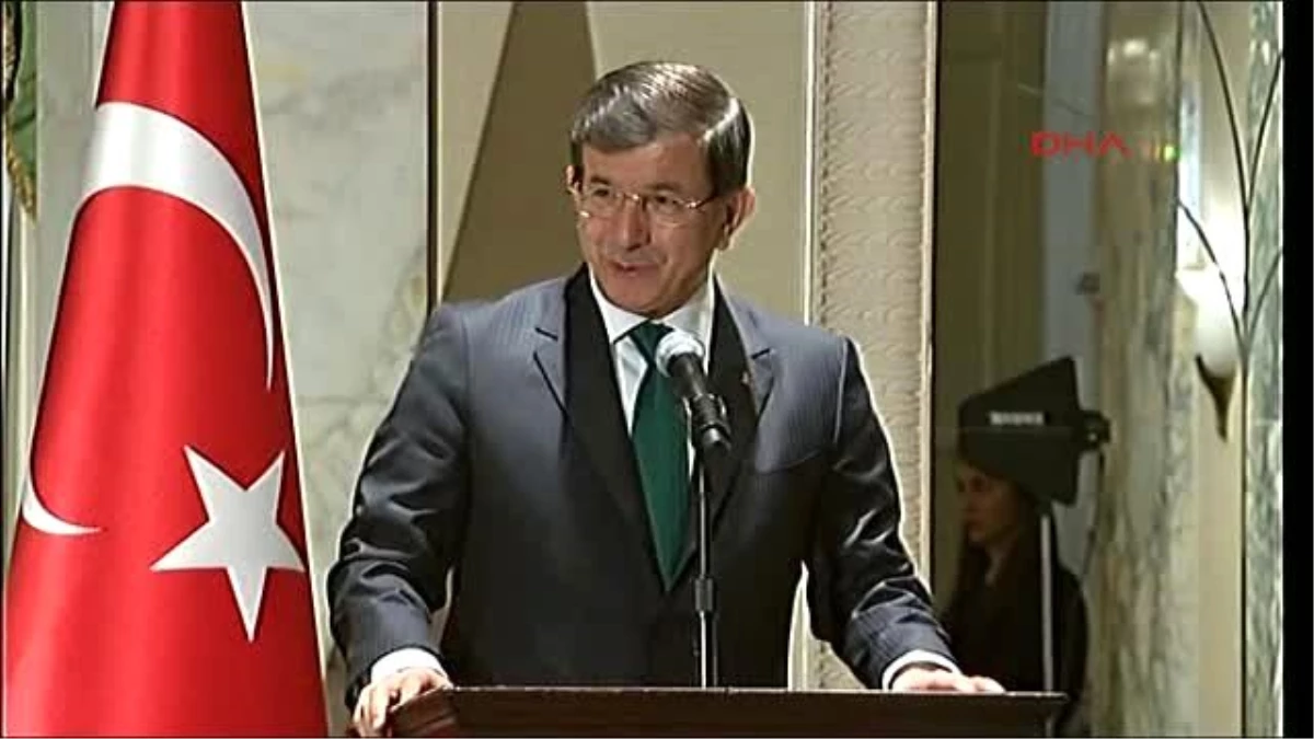 Dha Dış- Başbakan Ahmet Davutoğlu Waldorf Astoria Otelde Konuştu