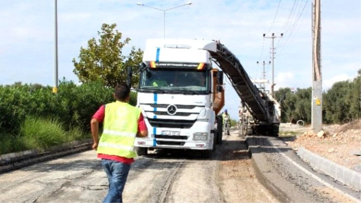 Didim\'de Çöken Çevre Yolu Onarılıyor