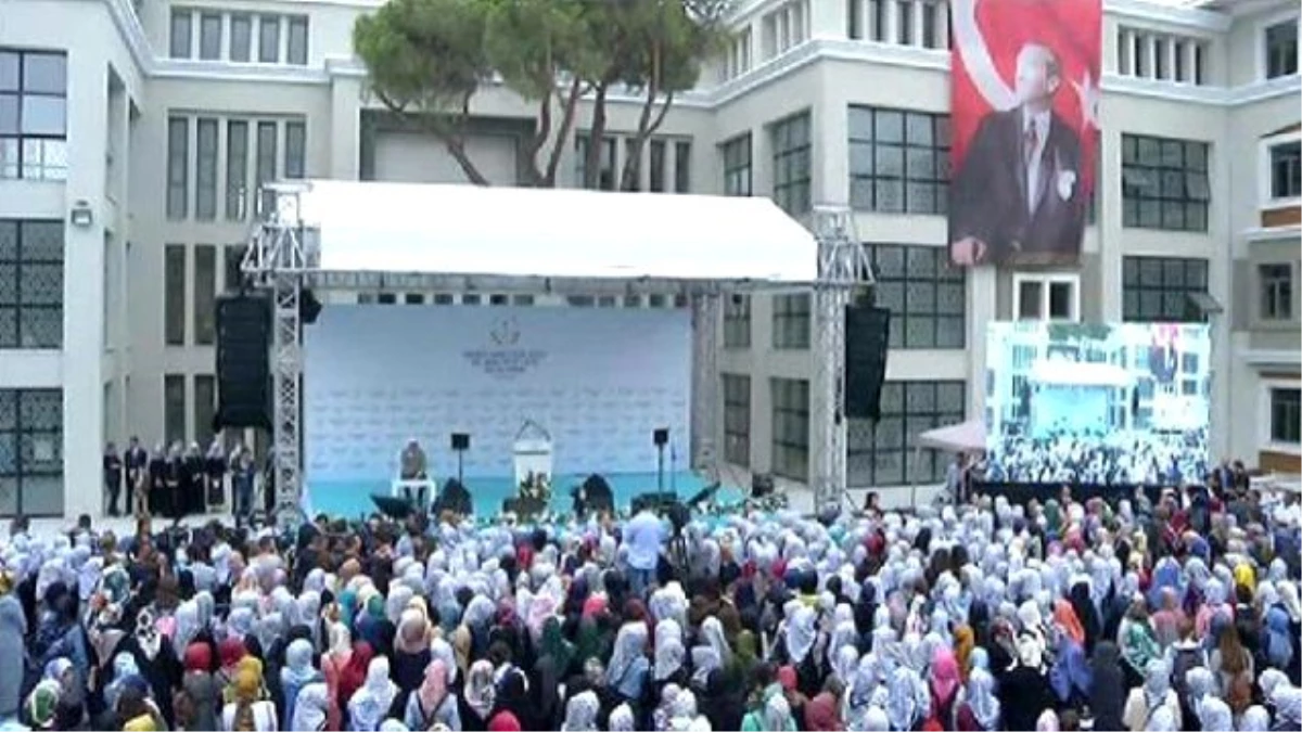 Erdoğan Kızlarının Mezun Olduğu Okulun Yeni Binasını Açtı