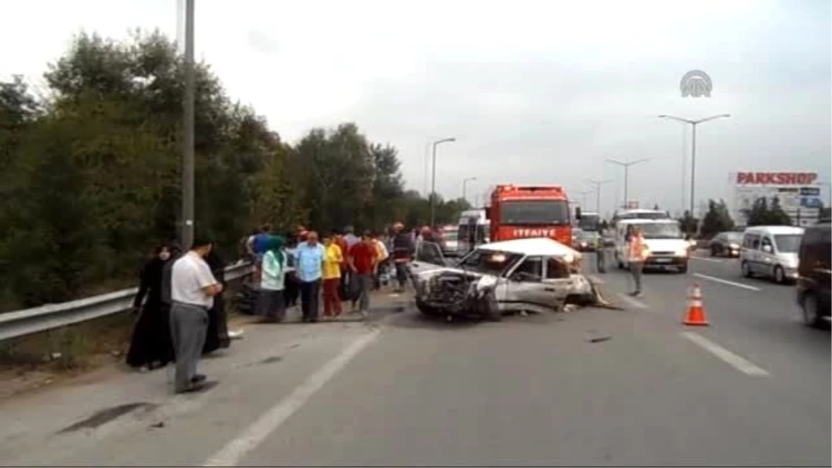 Tem Otoyolunda Trafik Kazası: 7 Yaralı