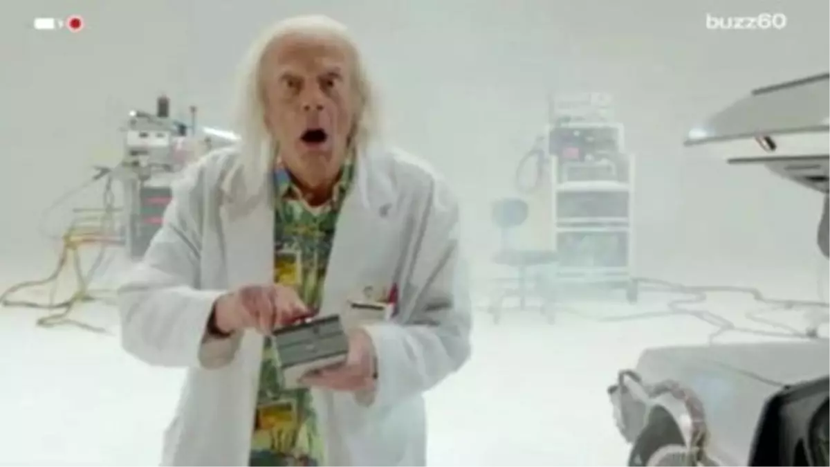 Doc Brown Comes \'Back To The Future\' For All New Short İn Trilogy\'s 30th Anniversary Re-issue